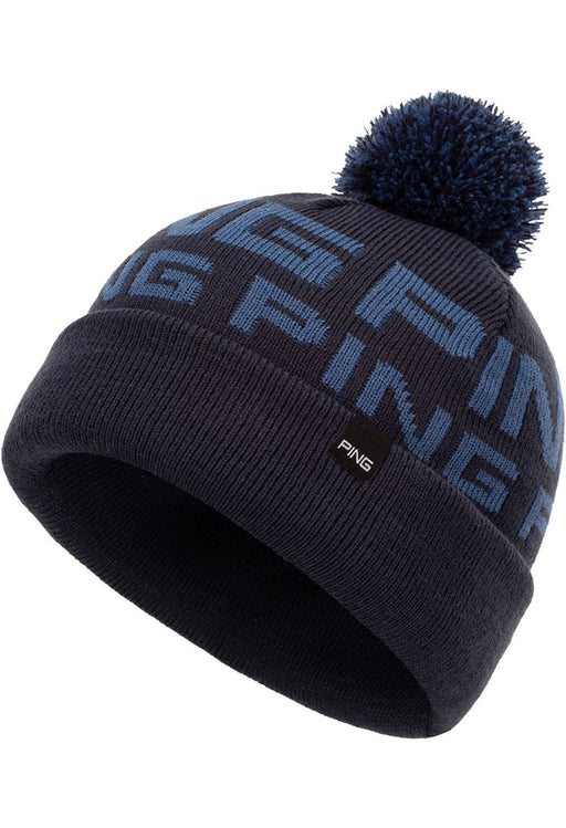 Ping Logo II Golf Bobble Hat - Navy/Blue